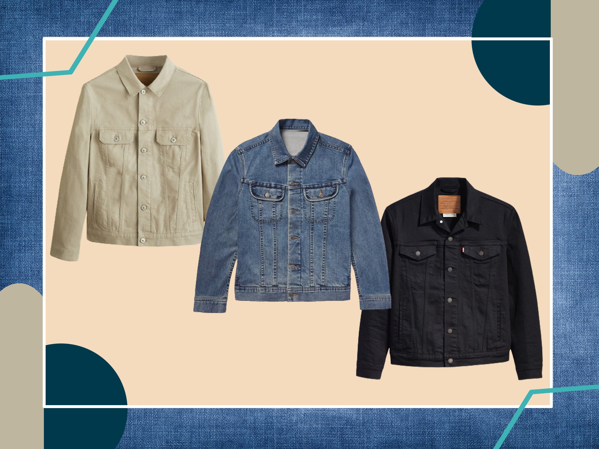 Best men s denim jacket 2021 From black to beige and washed shades The Independent